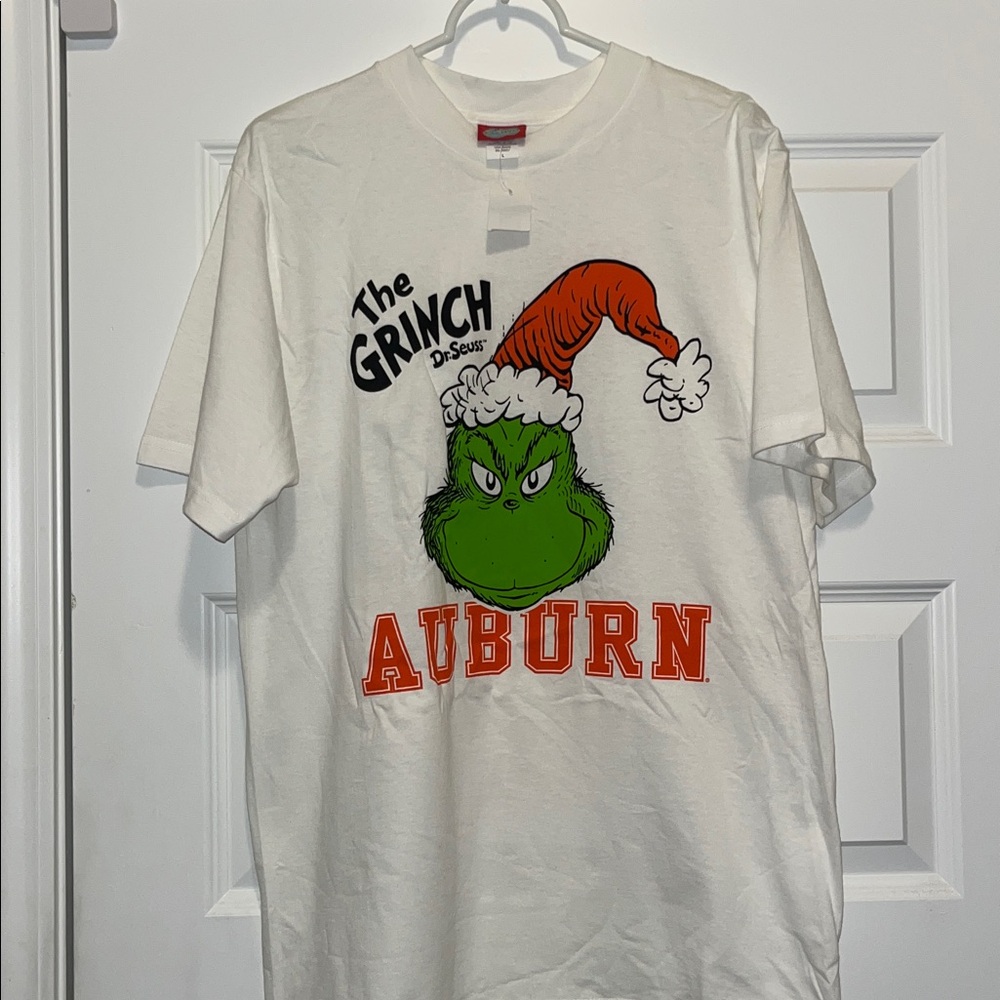Vintage The Grinch Auburn Tigers Shirt Adult Size L College Sports Cartoon 2007